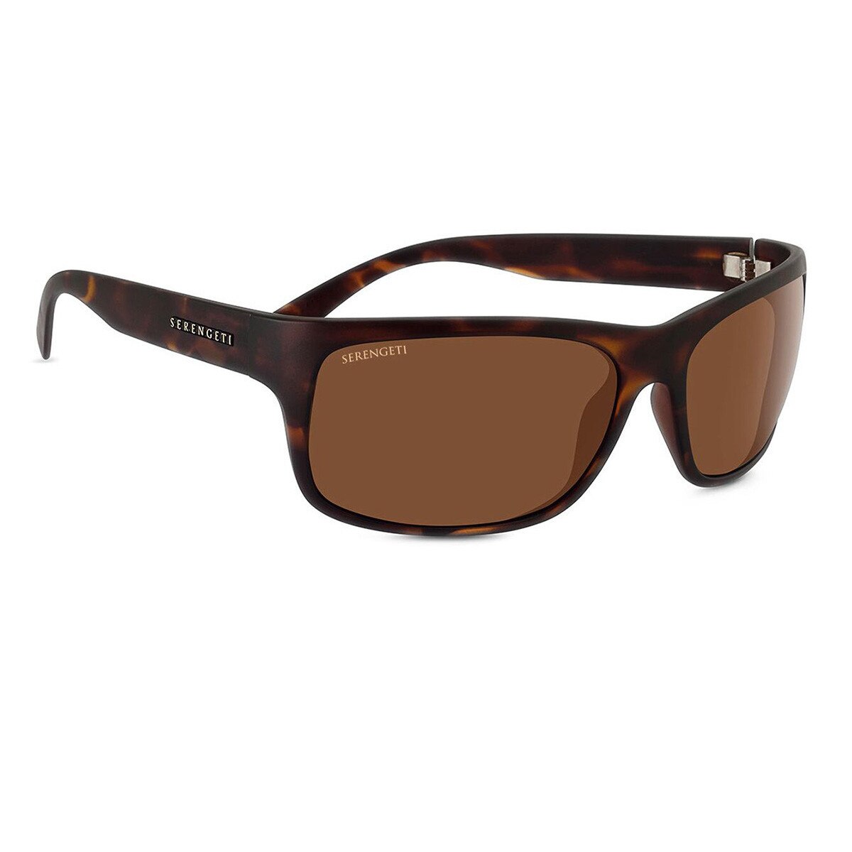 Serengeti Pistoia Sunglasses Dark Tortoise Matte Medium, Large