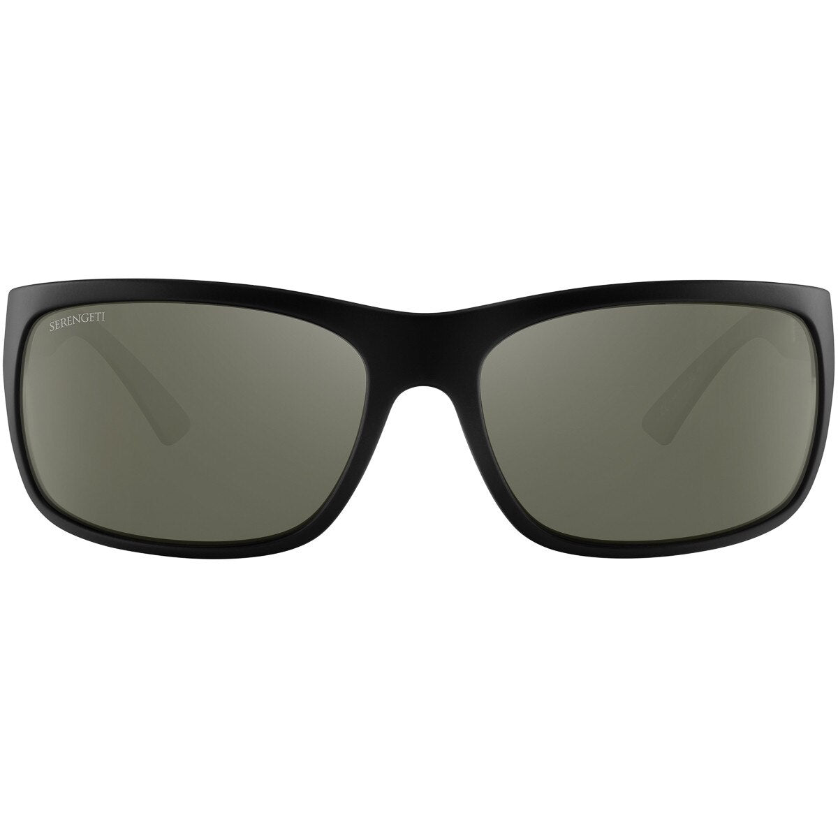 Serengeti Pistoia Sunglasses Matte Black Medium, Large