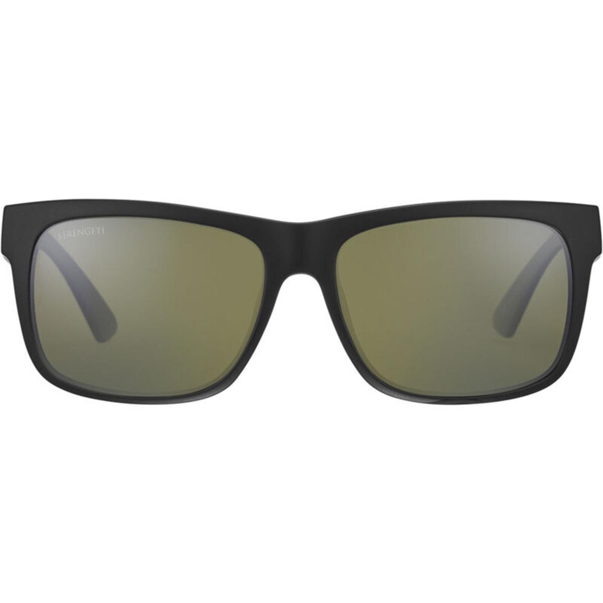 Serengeti Positano Sunglasses Black Matte Medium, Medium-Large, Large