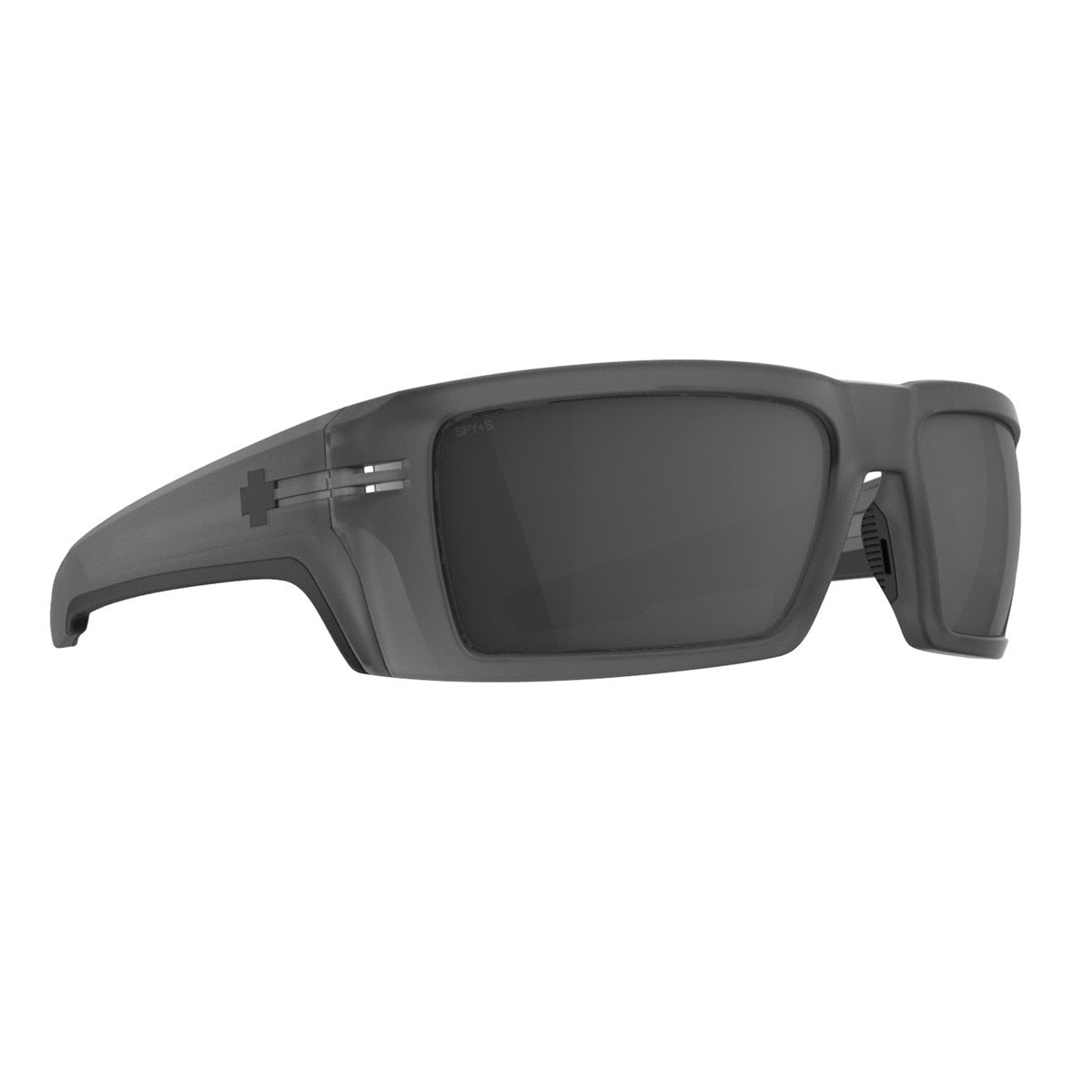 Spy REBAR SE ANSI Sunglasses Ansi Rx Matte Translucent Gunmetal Medium-Large