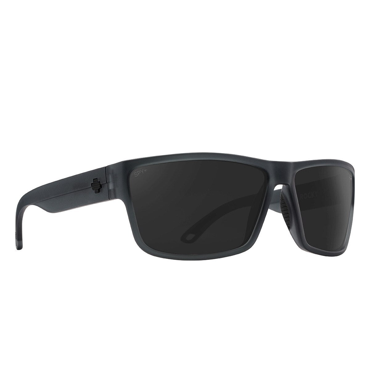 Spy ROCKY Sunglasses Matte Translucent Gunmetal Medium-Large