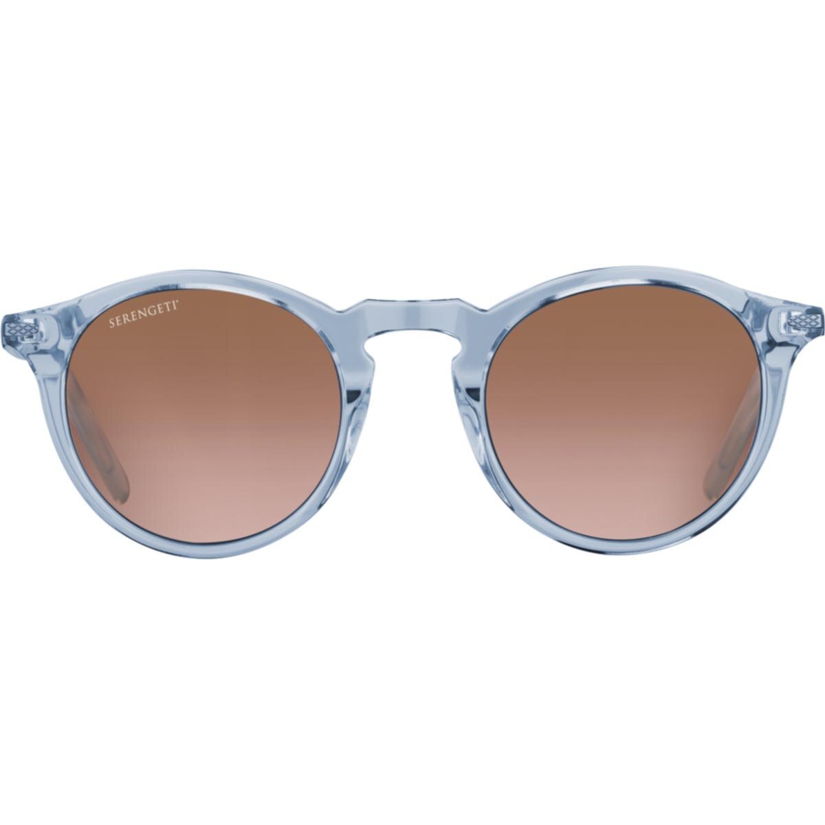 Serengeti Raffaele Sunglasses Shiny Crystal Blue Small-Medium, Medium