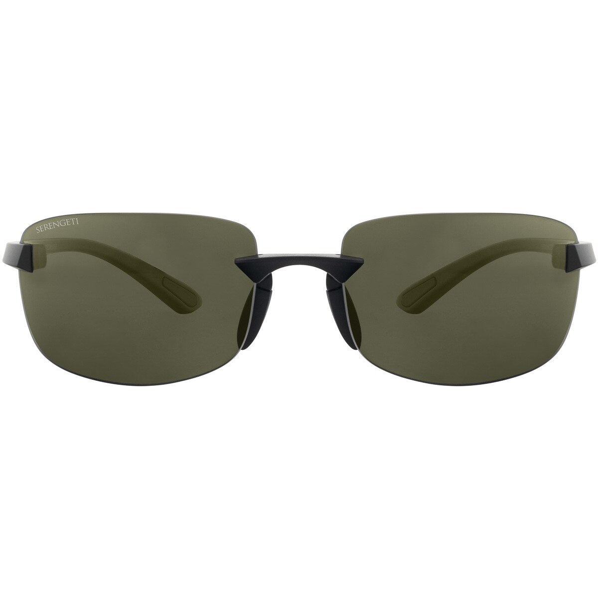 Serengeti Rick Sunglasses Black Matte Medium, Medium-Large