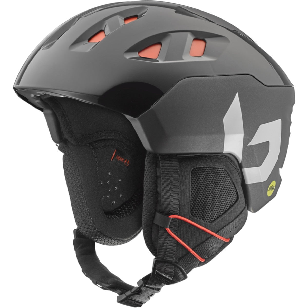 Bolle Ryft Evo Mips Ski Helmets  Black Shiny Small S 52-55