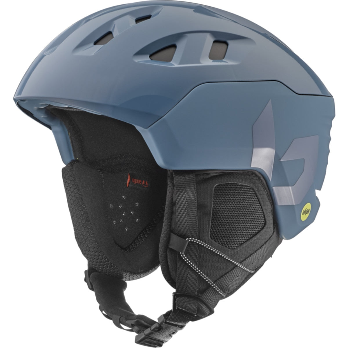 Bolle Ryft Evo Mips Ski Helmets Steel Blue Shiny Small S 52-55