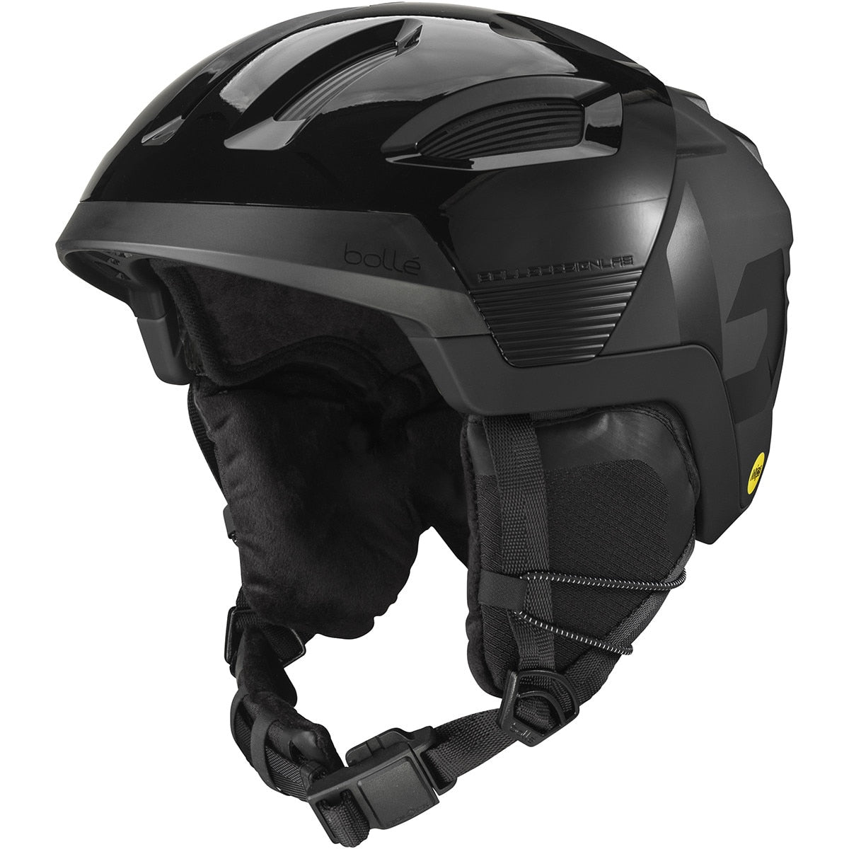 Bolle Ryft Mips Snow Helmet Full Black Shiny Small S 52-55