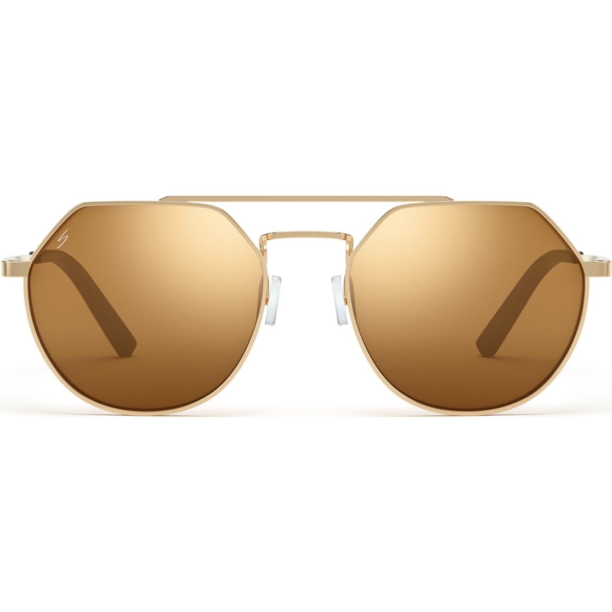 Serengeti Shelby Sunglasses Shiny Light Gold Medium, Large