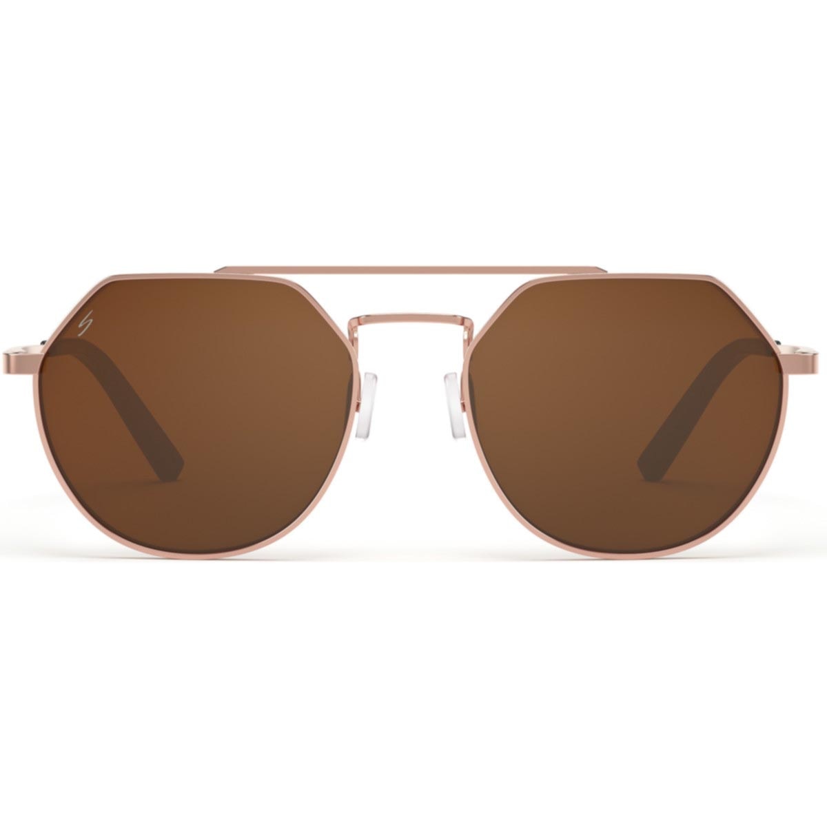 Serengeti Shelby Sunglasses  Shiny Light Rose Gold Medium, Large