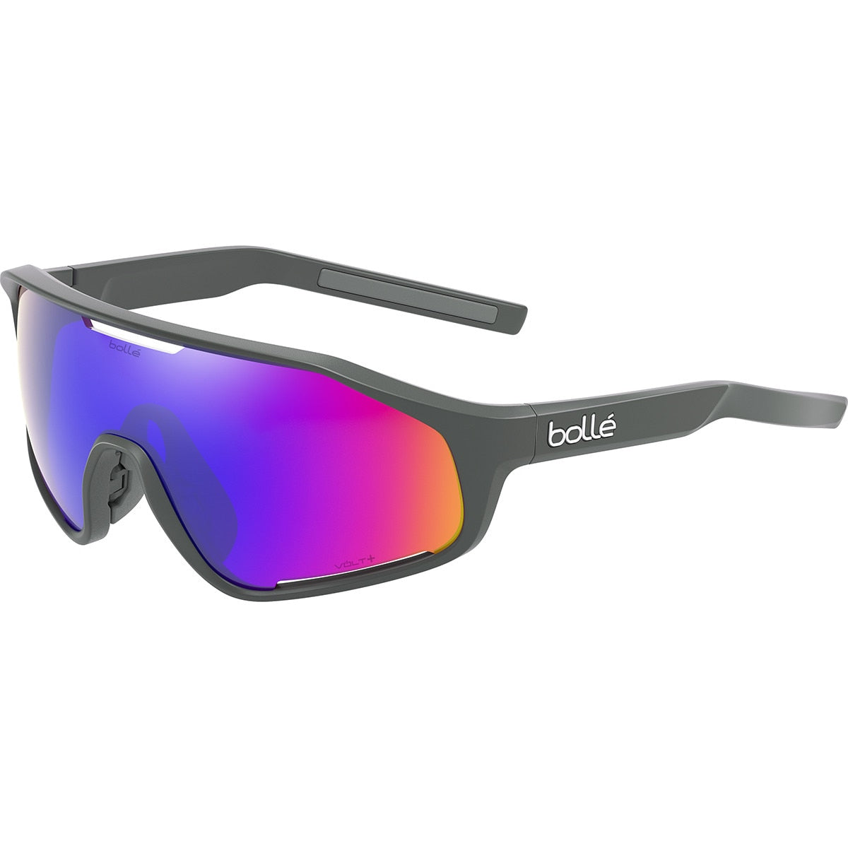 Bolle Shifter Sunglasses Titanium Matte Medium, Large
