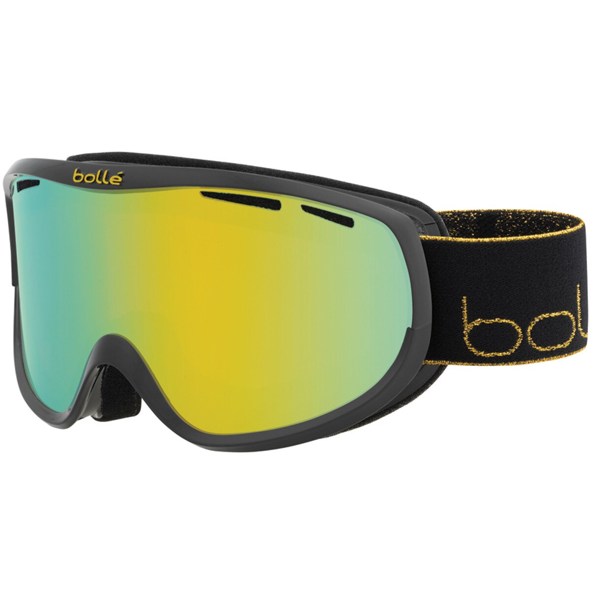Bolle Sierra Black & Gold Shiny Sunshine Cat 3 Goggles
