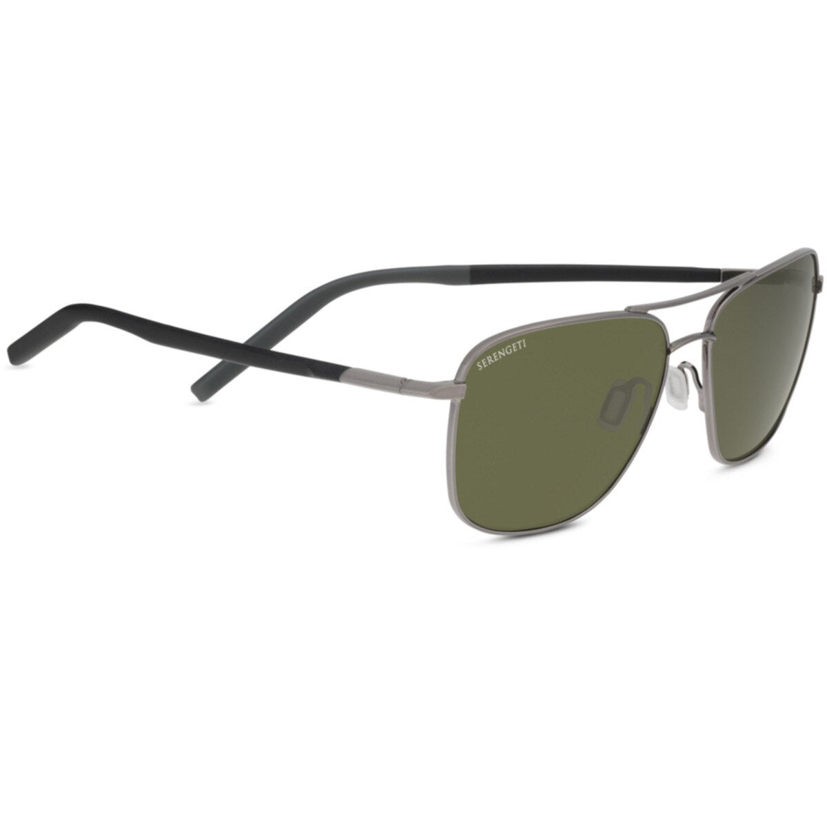 Serengeti Spello Sunglasses  Gunmetal Shiny Medium, Medium-Large, Large