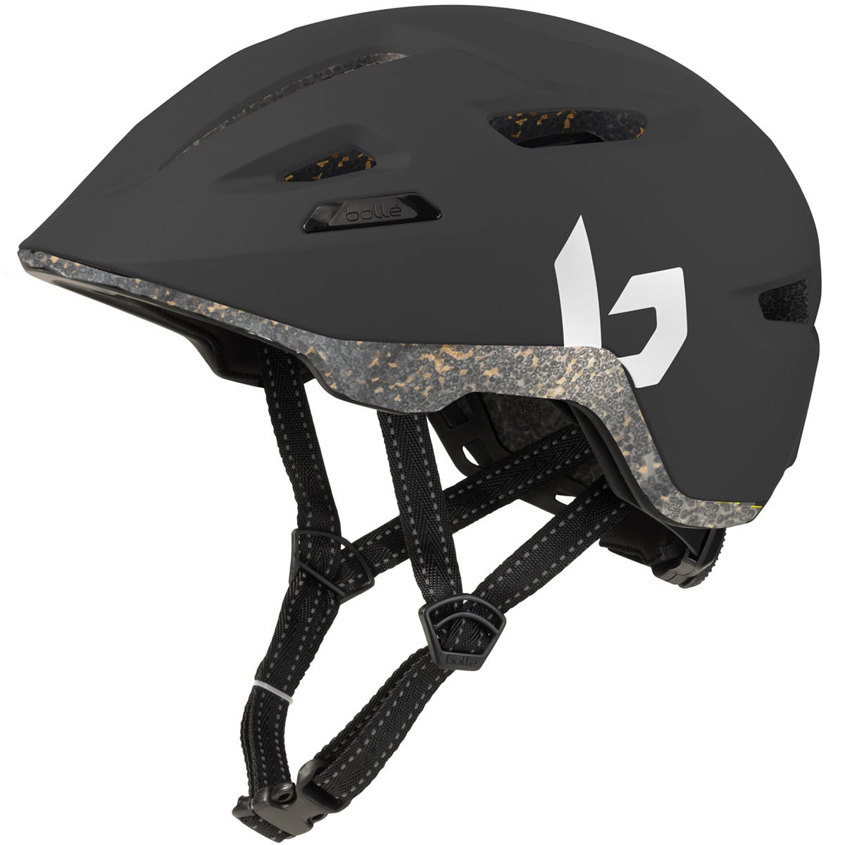 Bolle Eco Stance Cycling Helmet Black Matte Small S 52-55