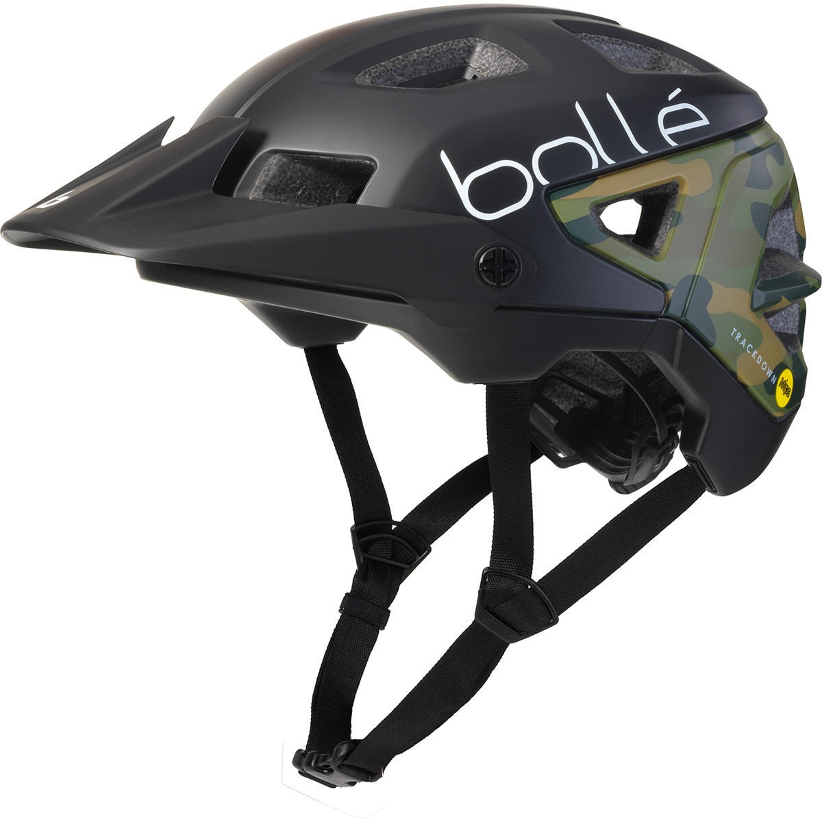 Bolle Trackdown Mips Cycling Helmet Black Camo Matte Small S 52-55