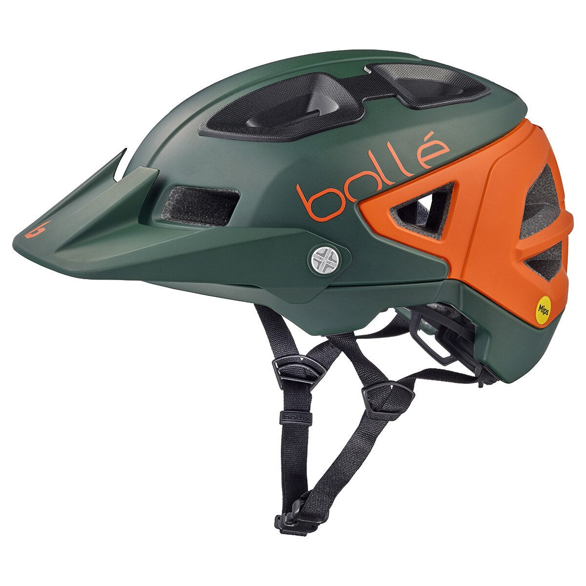 Bolle Trackdown Mips Cycling Helmet Green Orange Medium M 55-59