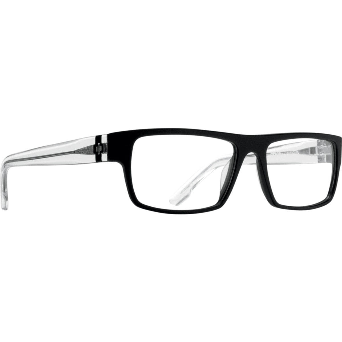 Spy VAUGHN 54 Eyeglasses Matte Black Gloss Crystal 54-16-135mm
