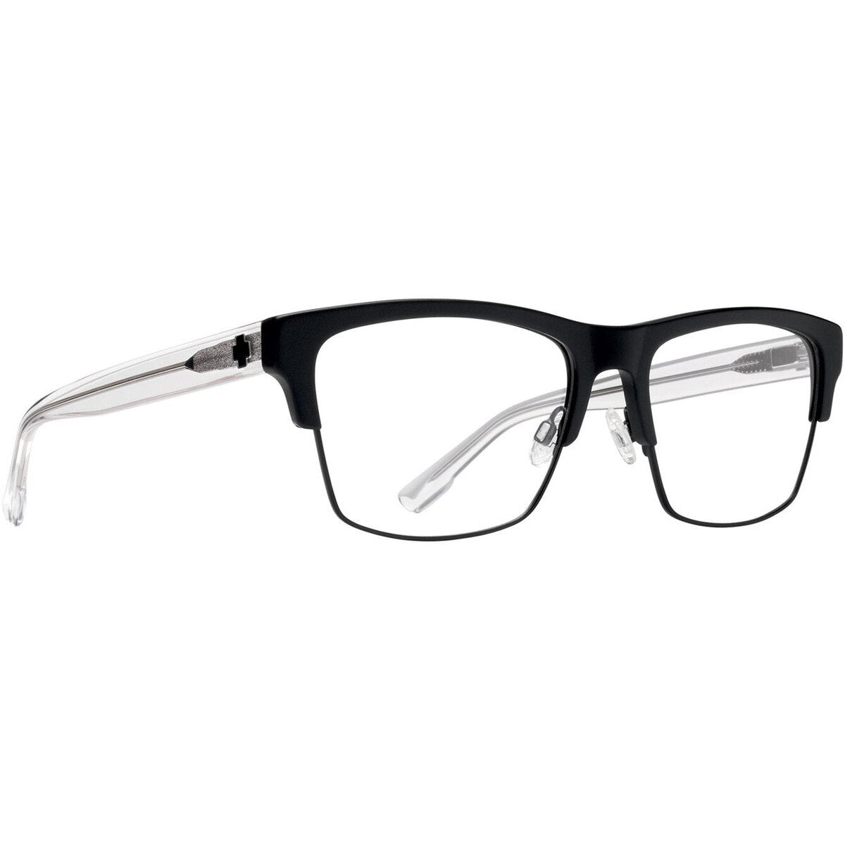 Spy WESTON 5050 55 Eyeglasses Matte Black Gloss Crystal Medium