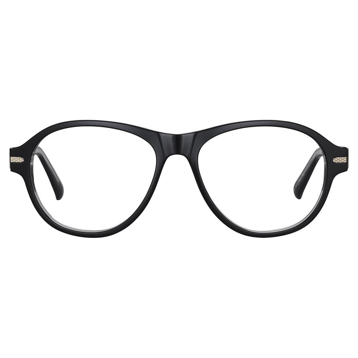 Serengeti Wilbour Optic Eyeglasses Shiny Black Transparent Layer Medium