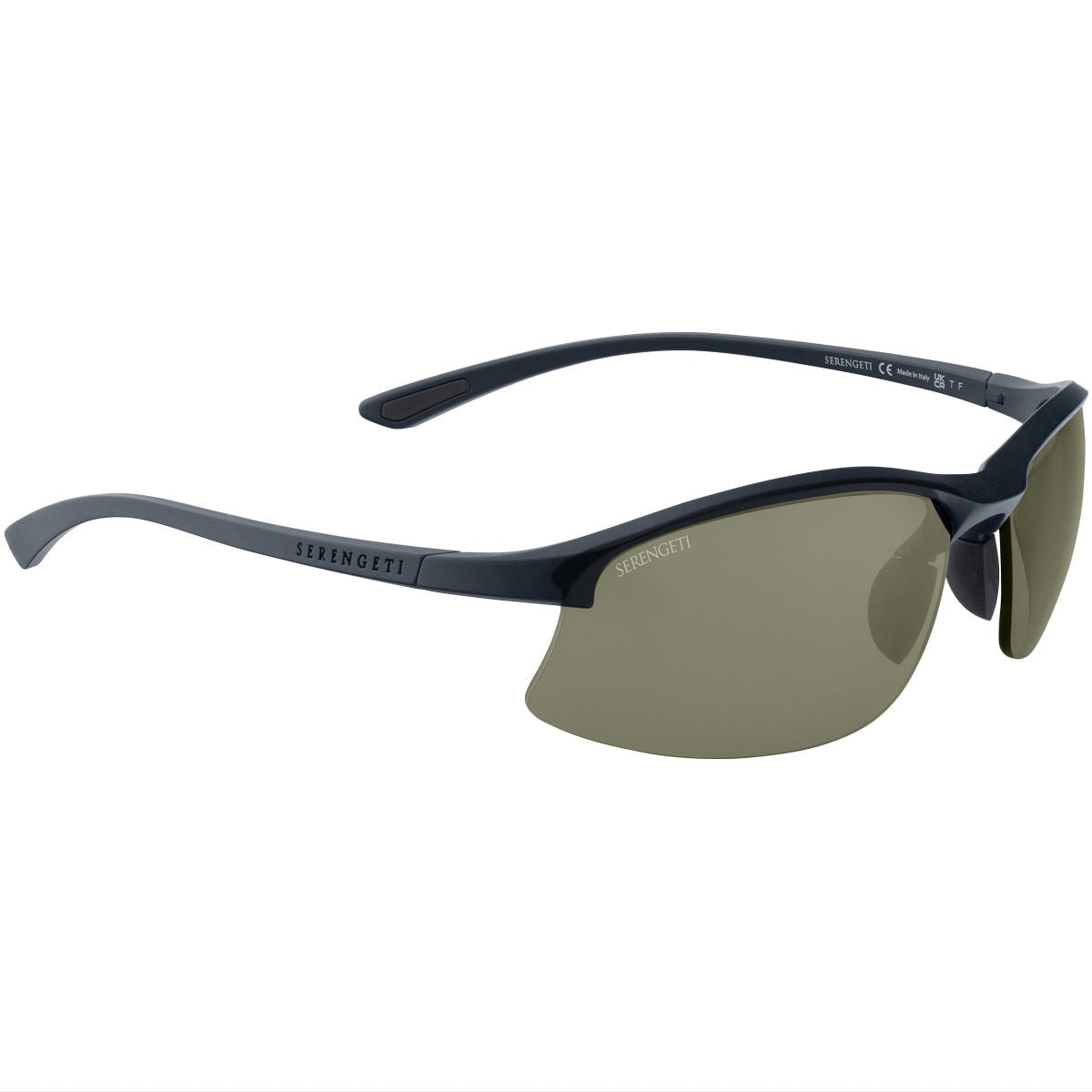 Serengeti Winslow 2.0 Sunglasses Matte Black Medium, Large