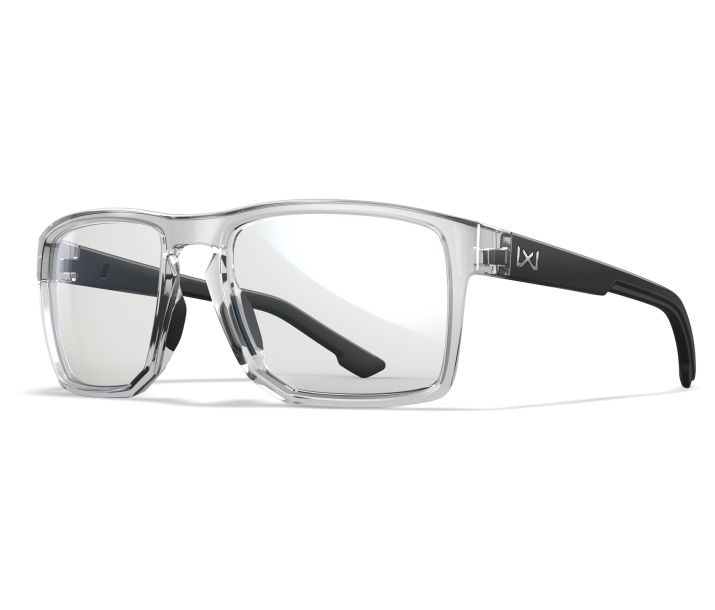 Wiley X WX FOUNDER Oval Eyeglasses  Gloss Crystal Clear 56-17-135