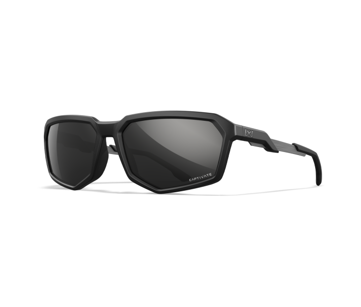 Wiley X WX RECON Sunglasses Oval MATTE BLACK Matte Black 59-17-135