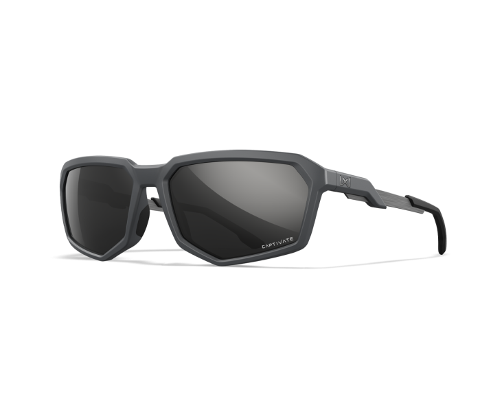 Wiley X WX RECON Sunglasses Oval MATTE GREY Matte Grey 59-17-135