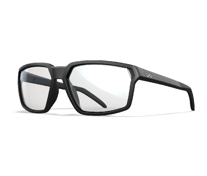 Wiley X WX SIERRA Sunglasses Oval MATTE BLACK Clear Matte Black 60-15-133