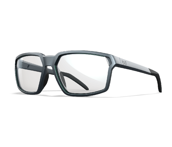 Wiley X WX SIERRA Sunglasses Oval MATTE GRAPHITE Clear Matte Graphite 60-15-133