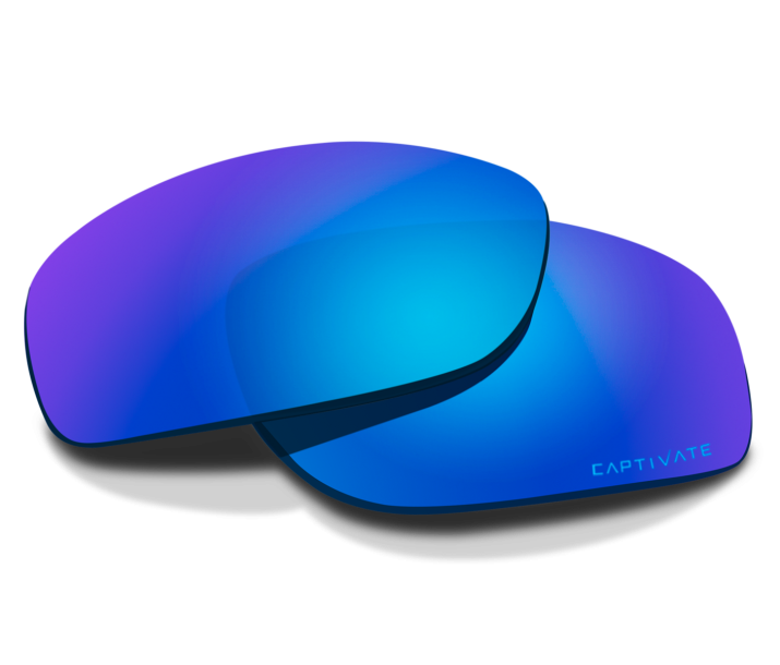 Wiley X WX KINGPIN LENS Oval CAPTIVATE™ Polarized Blue Mirror N/a --