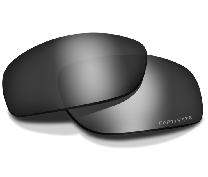 Wiley X WX RECON LENS Oval CAPTIVATE™ Polarized Black Mirror N/a --