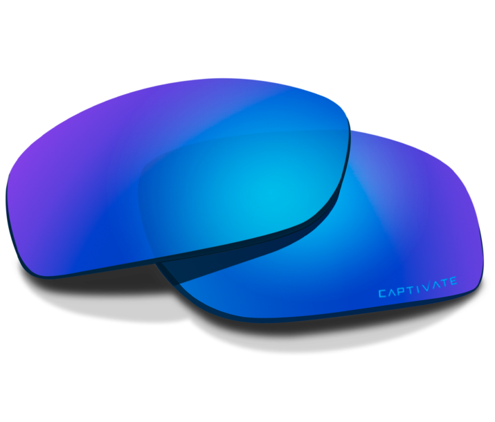 Wiley X WX FOUNDER LENS Oval CAPTIVATE™ Polarized Blue Mirror N/a --