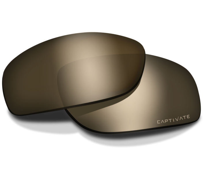 Wiley X WX FOUNDER LENS Oval CAPTIVATE™ Tungsten Mirror (Non-Polarized) N/a --