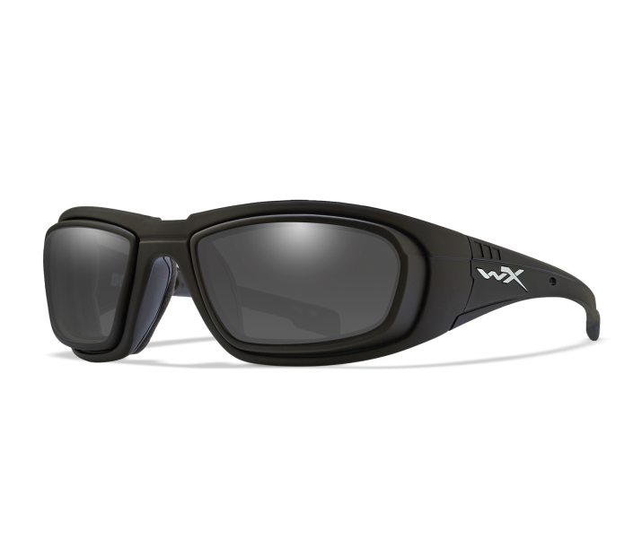Wiley X WX BOSS Oval Sunglasses  Matte Black 59-23-125