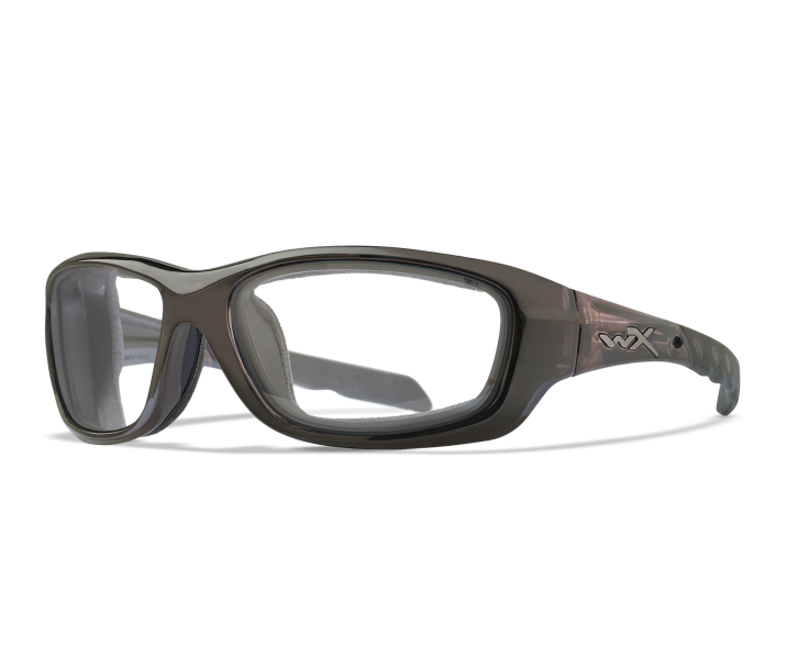 Wiley X WX GRAVITY Sunglasses Oval BLACK CRYSTAL No Lens Black Crystal -17-119