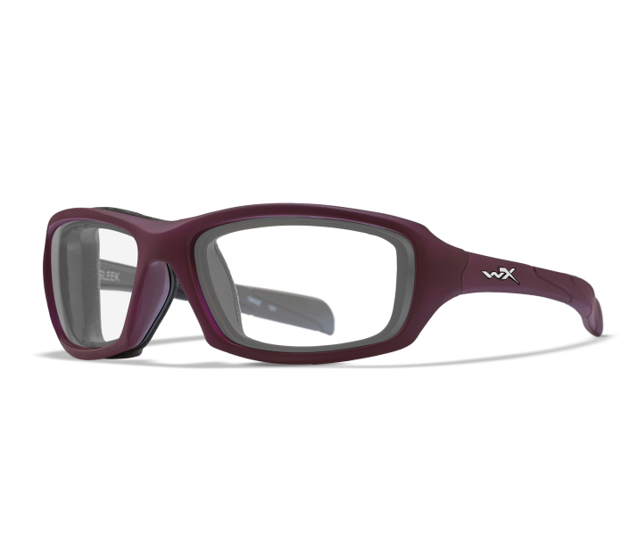 Wiley X WX SLEEK Oval Sunglasses Matte Violet 60-14-121