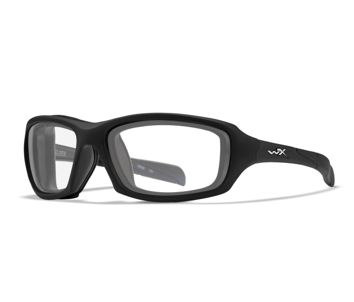 Wiley X WX SLEEK Sunglasses Oval MATTE BLACK No Lens Matte Black 60-14-121