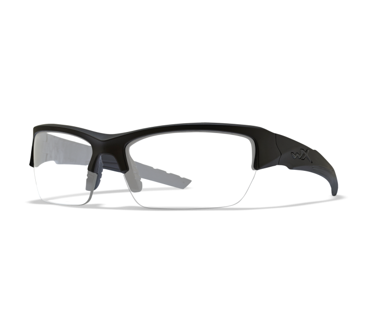 Wiley X WX VALOR Sunglasses Semi Rimless MATTE BLACK No Lens Matte Black -19-120