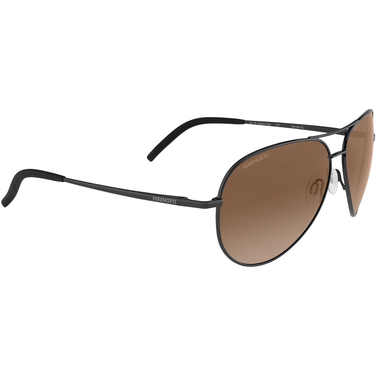 Serengeti CARRARA XL Sunglasses Dark Gunmetal Extra Large