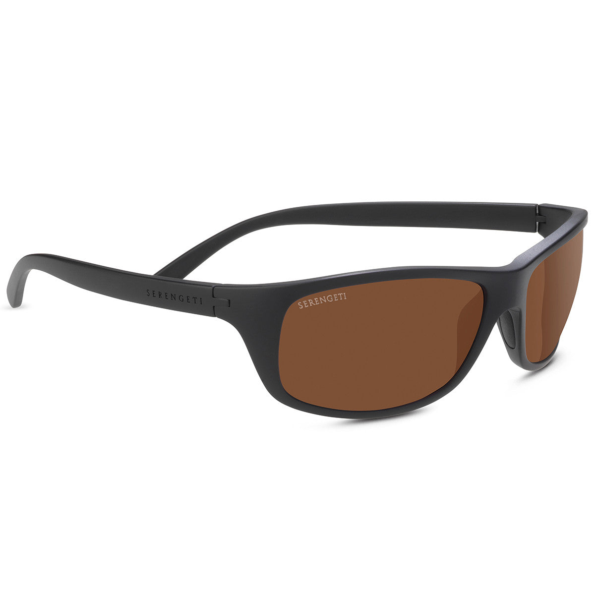 Serengeti Sunglasses Matte Black Medium-Large