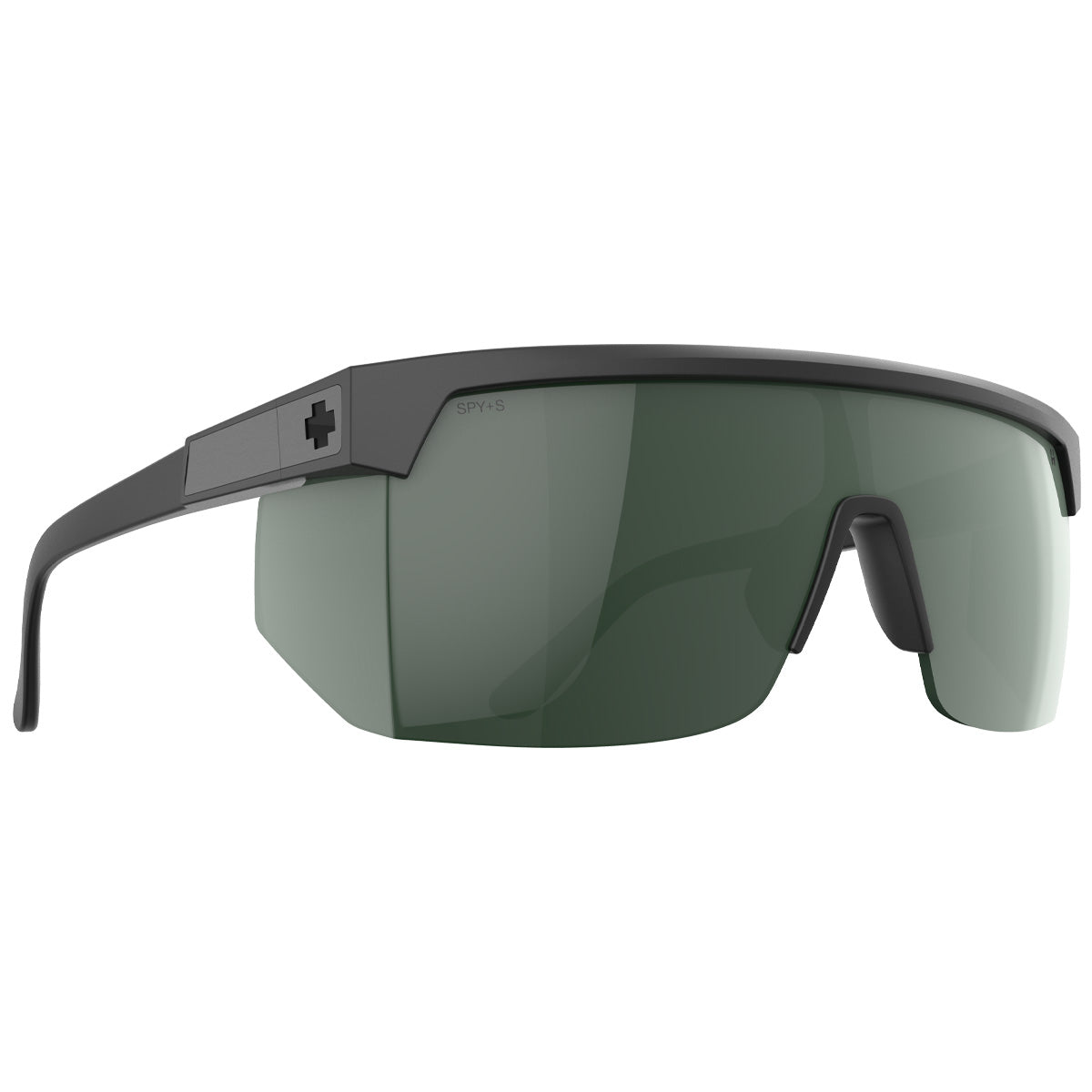 Spy Super Flynn Sunglasses Ansi Matte Black Medium-Large