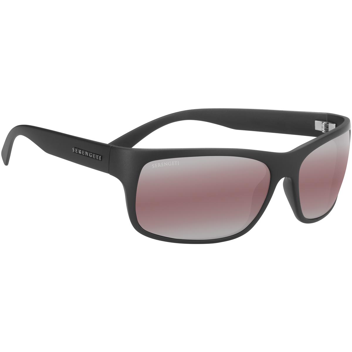 Serengeti Pistoia Sunglasses Black Medium, Large