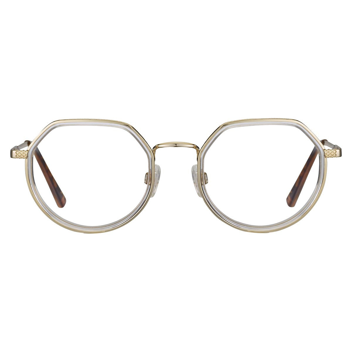 Serengeti Nathanel Optic Eyeglasses Shiny Light Gold - Crystal Medium