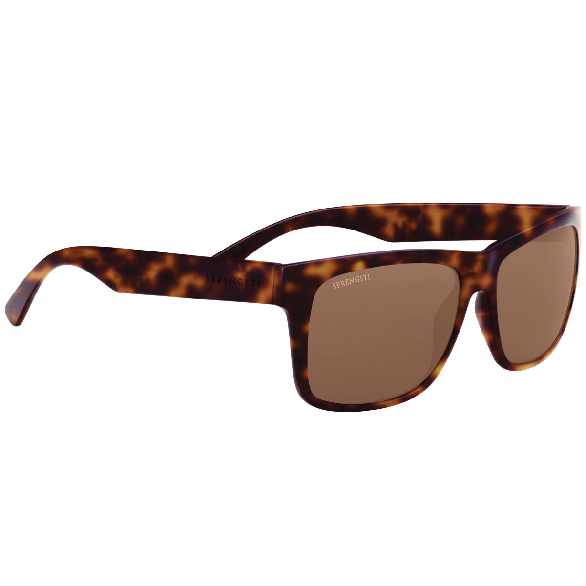 Serengeti Positano Sunglasses Matte Tortoise Medium, Medium-Large, Large