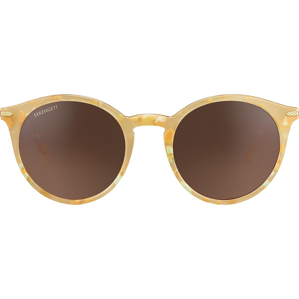 Serengeti Leonora Sunglasses Shiny Peach Marble Medium