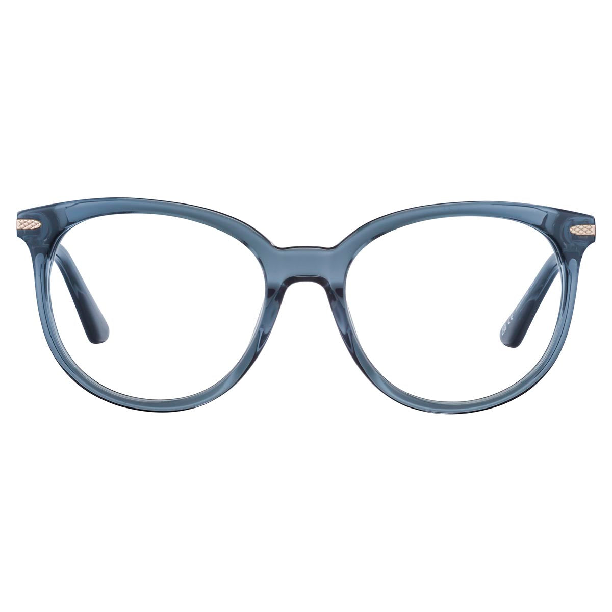Serengeti Leelee Optic Eyeglasses Shiny Crystal Dark Grey - Shiny Light Gold Small