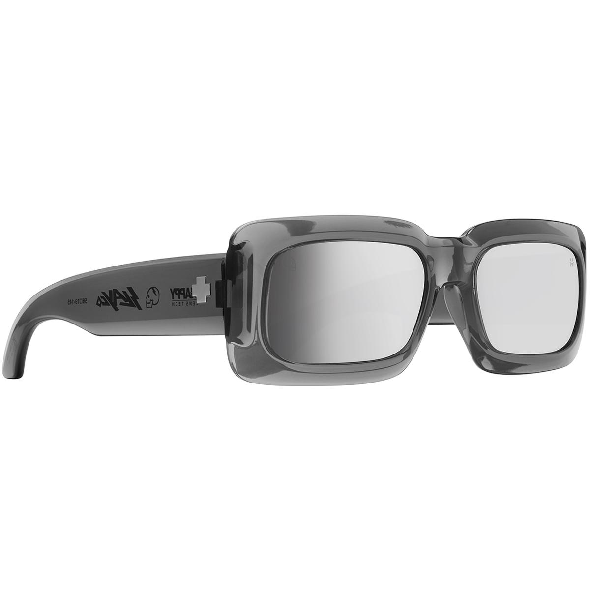 Spy Ninety Six Sunglasses Clear Smoke Medium-Large