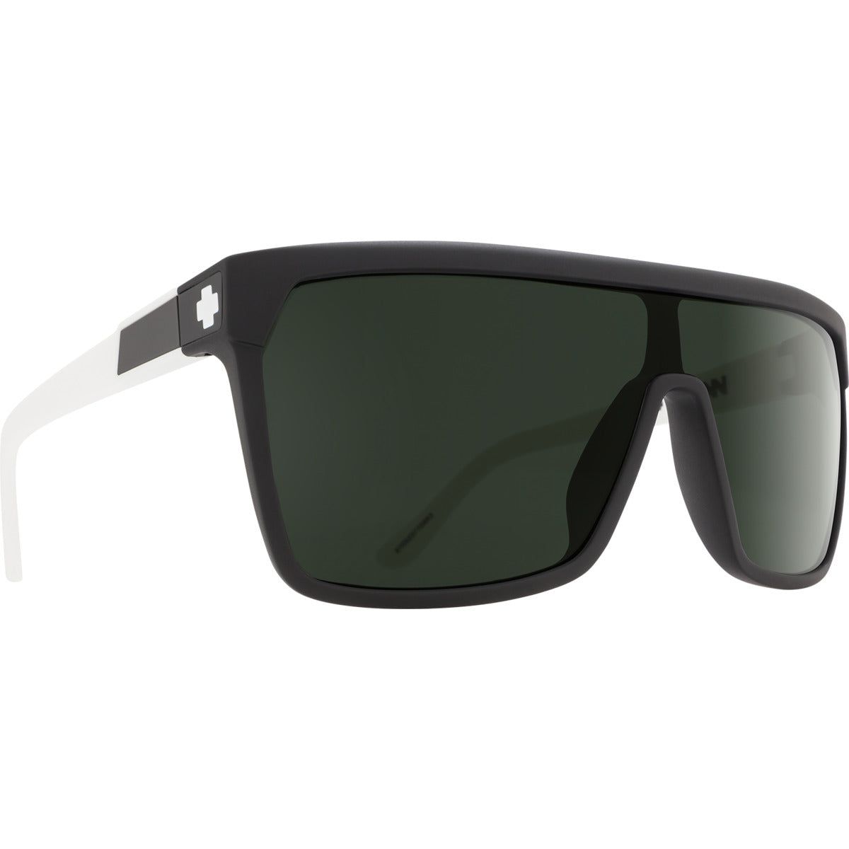Spy Flynn Sunglasses Matte Ebony Ivory Medium-Large