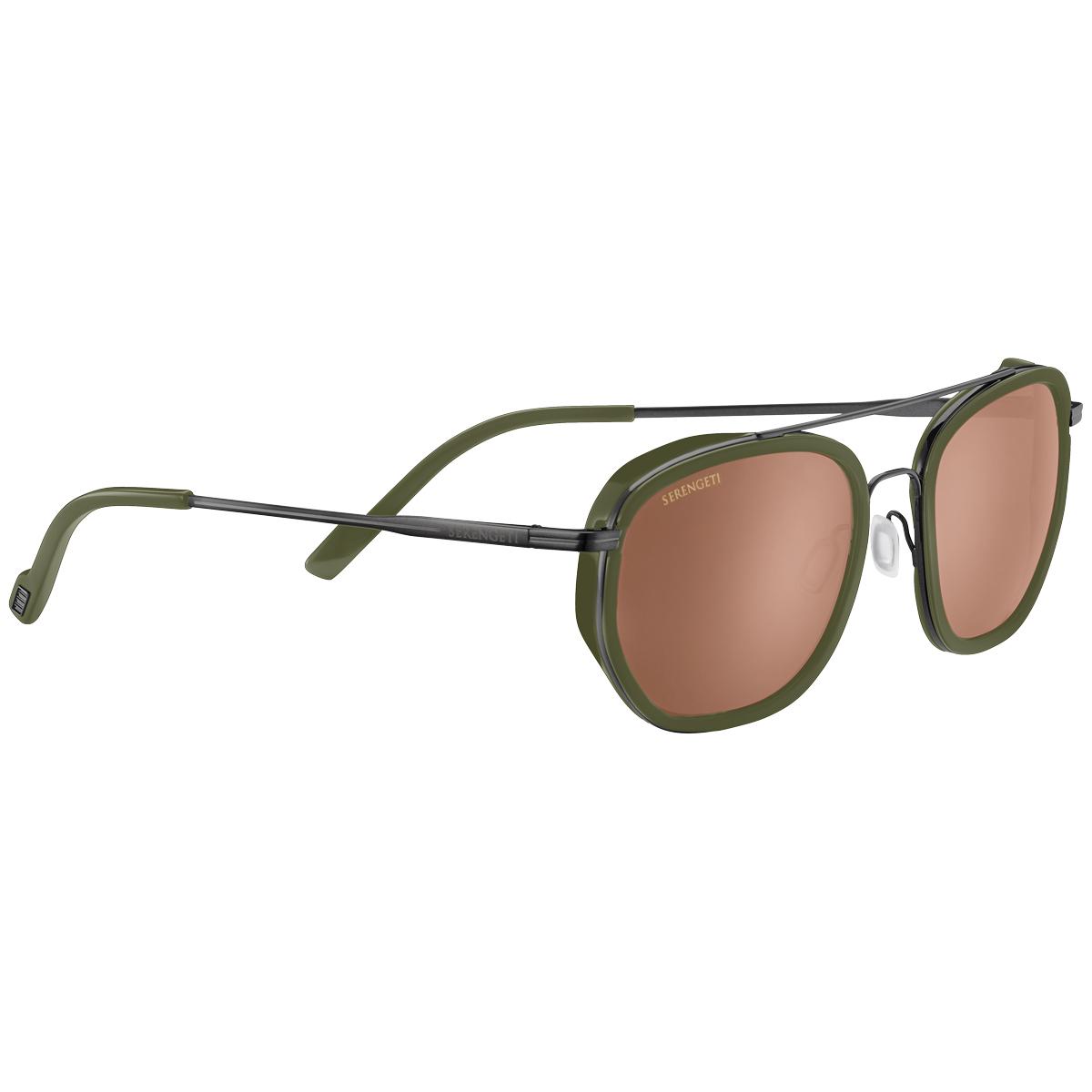 Serengeti Boron Sunglasses Crystal Khaki Large