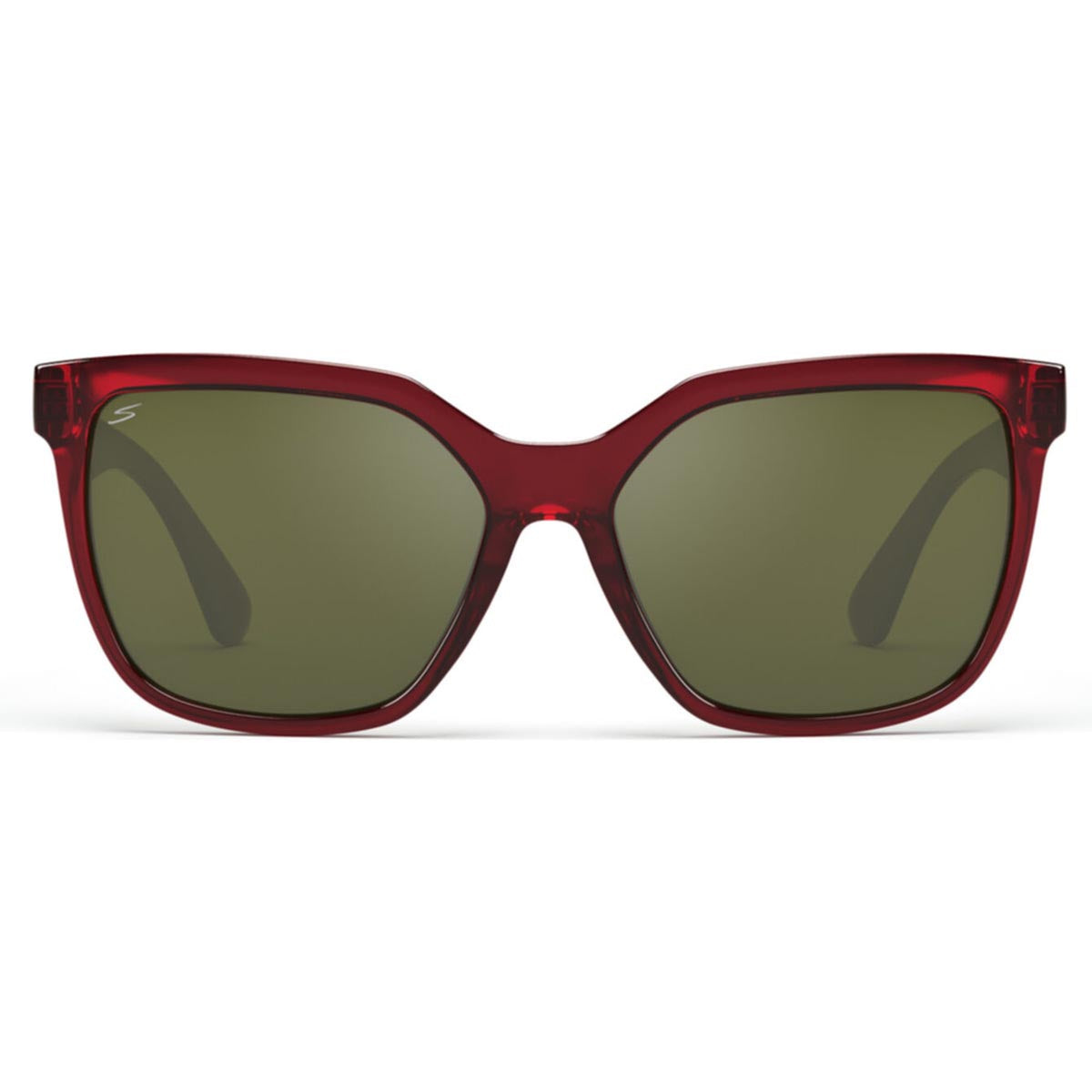 Serengeti Wakota Sunglasses Shiny Crystal Burgundy Medium