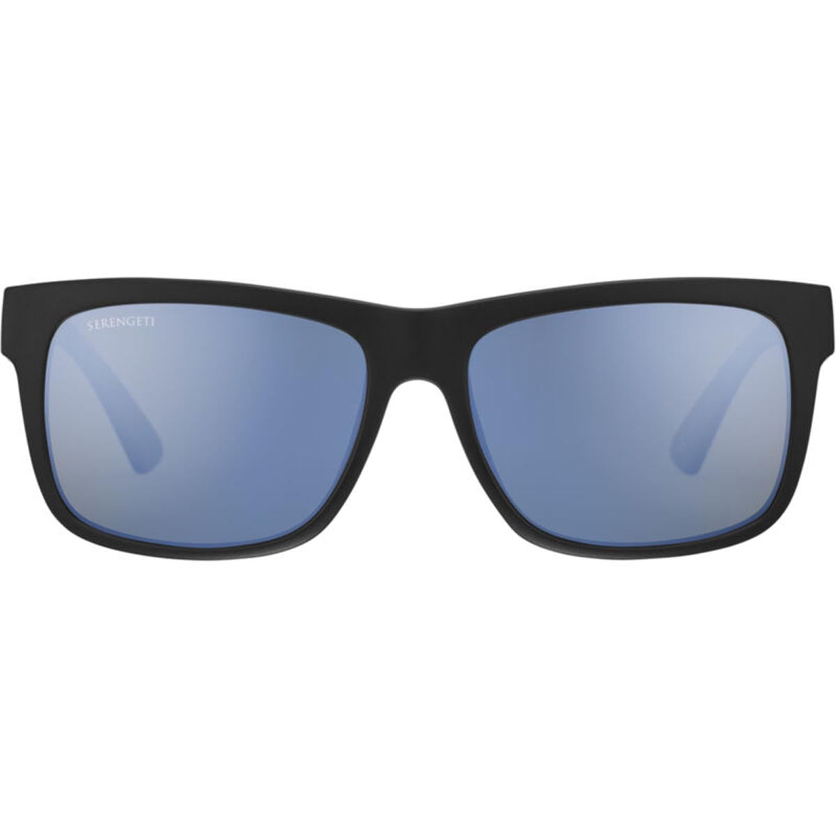 Serengeti Positano Sunglasses Matte Black Medium, Medium-Large, Large