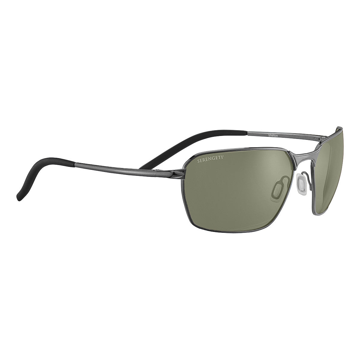 Serengeti Shelton Sunglasses Gunmetal Medium, Medium-Large, Large